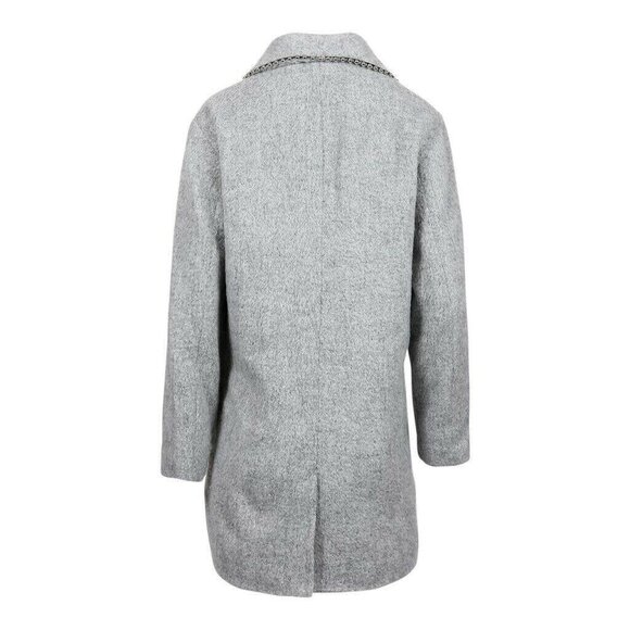 Steve Madden Womens Fall Wool Blend MIDI Coat Med Retail $200 - Picture 4 of 9